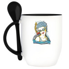 Кружка с ложкой