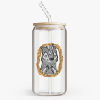 Банка с бамбуковой крышкой