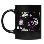 Кружка цветная UV-DTF