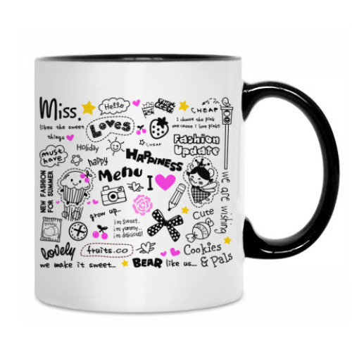 Кружка с принтом Каламбур