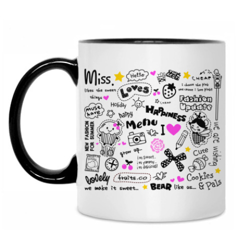 Кружка с принтом Каламбур