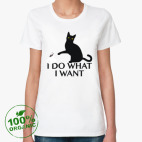 Женская футболка органик