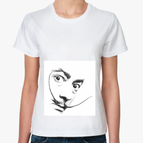 Классическая футболка с принтом Усы