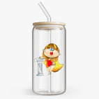 Банка с бамбуковой крышкой