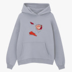 Толстовка худи оверсайз