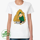 Женская футболка органик