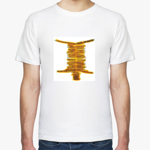 Футболка с принтом Tiger or Water?