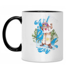 Кружка двухцветная