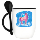 Кружка с ложкой