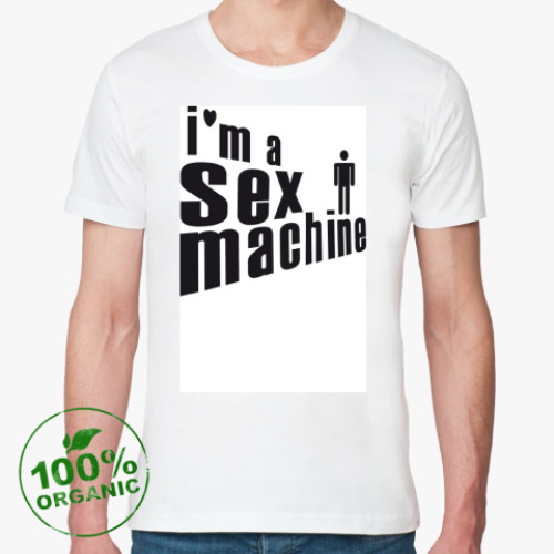 Футболка из органик-хлопка с принтом Sex
