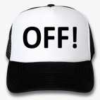 Кепка Trucker, черная OFF!