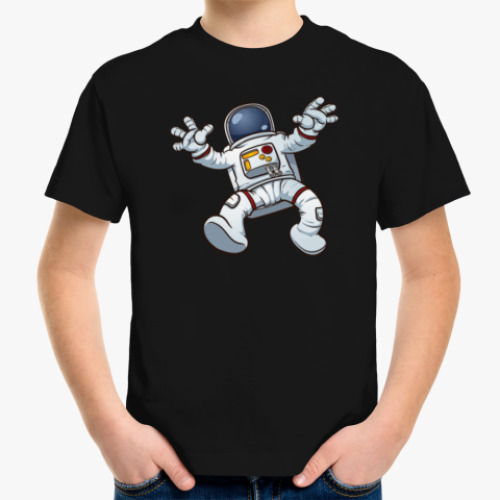 Детская футболка с принтом Астронавт