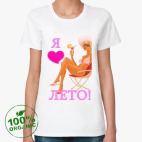 Женская футболка органик