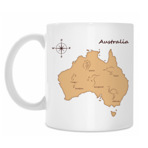 Кружка с принтом Кружка Australia