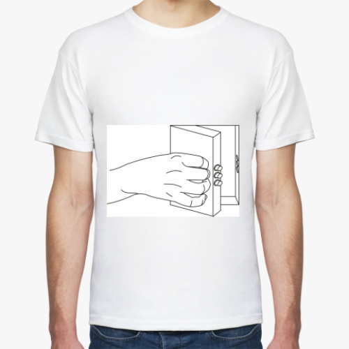 Футболка с принтом Открой