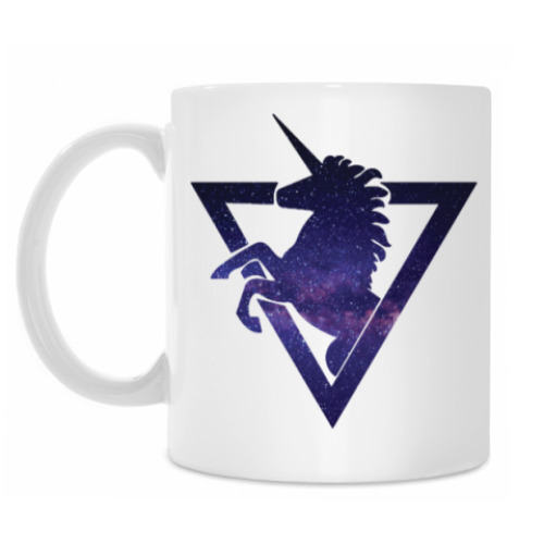 Кружка с принтом Space Unicorn