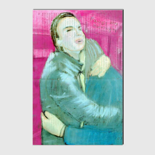 Холст с принтом В метро