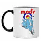 Кружка двухцветная