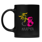 Кружка цветная UV-DTF