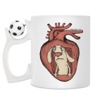 Кружка с футбольным мячиком