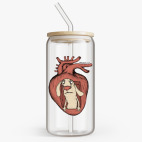 Банка с бамбуковой крышкой