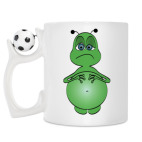 Кружка с футбольным мячиком