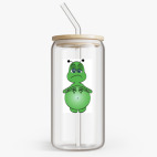 Банка с бамбуковой крышкой