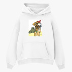 Толстовка худи оверсайз