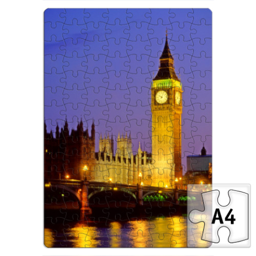 Пазл с принтом Лондон