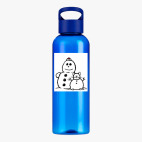 Прозрачная спортивная бутылка