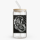 Банка с бамбуковой крышкой