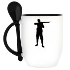 Кружка с ложкой