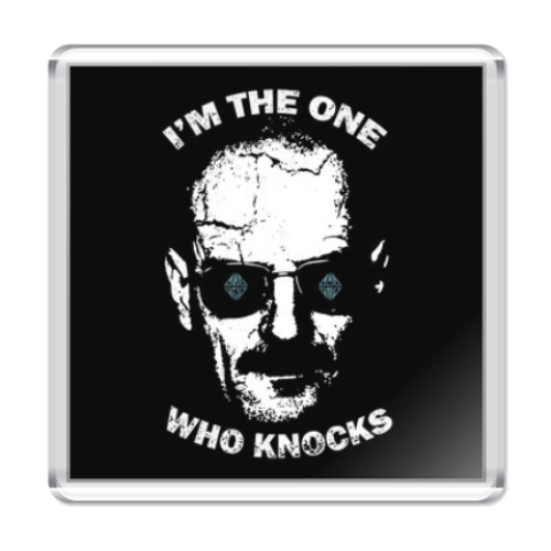 Магнит с принтом Я один кто знает