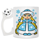Кружка с футбольным мячиком