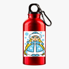 Металлическая бутылка 400 мл UV-DTF