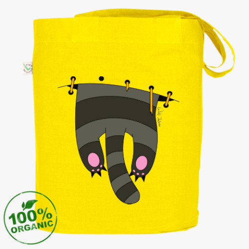 Сумка шоппер с принтом Кот Висля