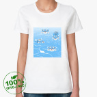 Женская футболка органик