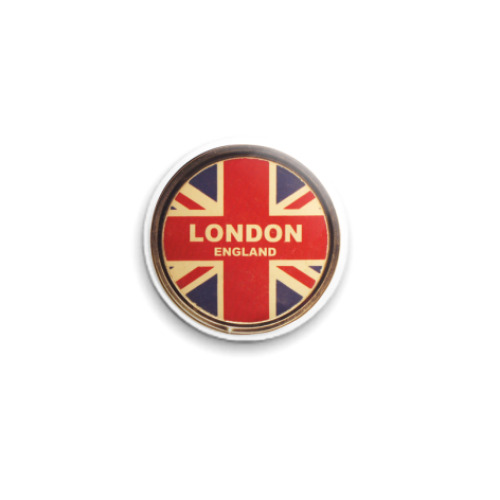 Значок 25мм с принтом England