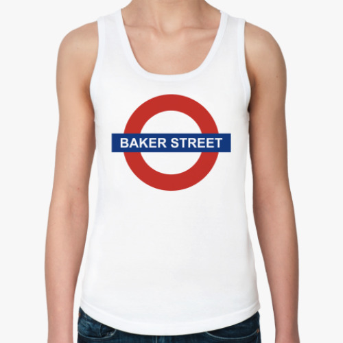 Женская майка с принтом Baker street
