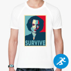 Мужская спортивная футболка