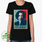 Женская футболка органик