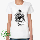 Женская футболка органик