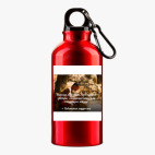 Металлическая бутылка 400 мл UV-DTF