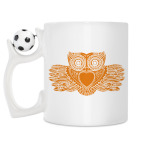 Кружка с футбольным мячиком