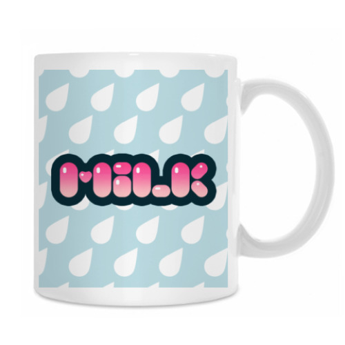 Кружка с принтом Milk