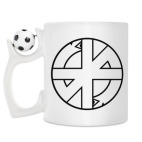 Кружка с футбольным мячиком