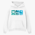 Толстовка худи оверсайз