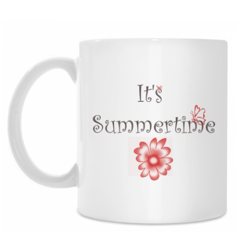 Кружка с принтом It's summertime