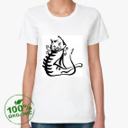 Женская футболка органик