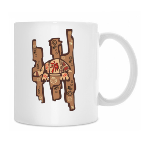 Кружка с принтом 'Черепаха'